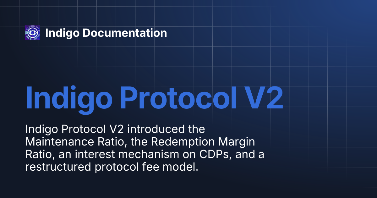 Indigo Protocol V2 | Indigo Documentation